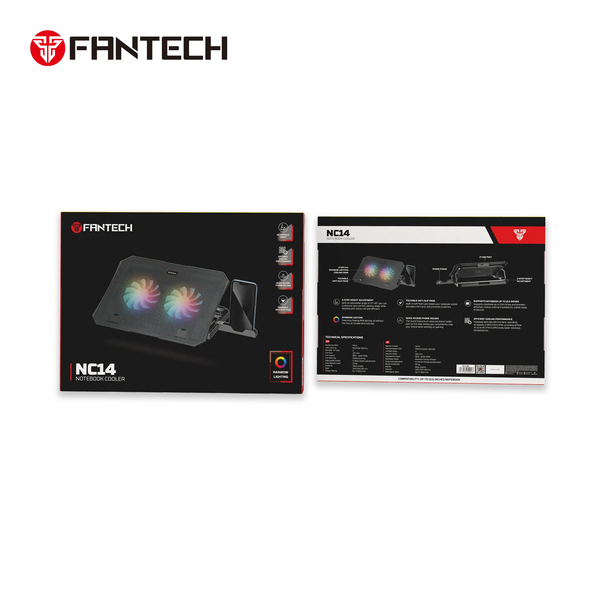 Fantech NC14 Laptop Cooling Pad Fantech NC14 Laptop Cooling Pad